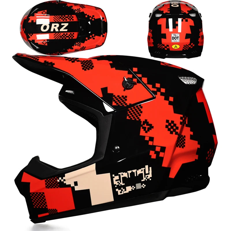 Professional Motorcycle Helmet Motocross Off-road Helmet Kids Off-road Helmet Capacete De Motocicleta