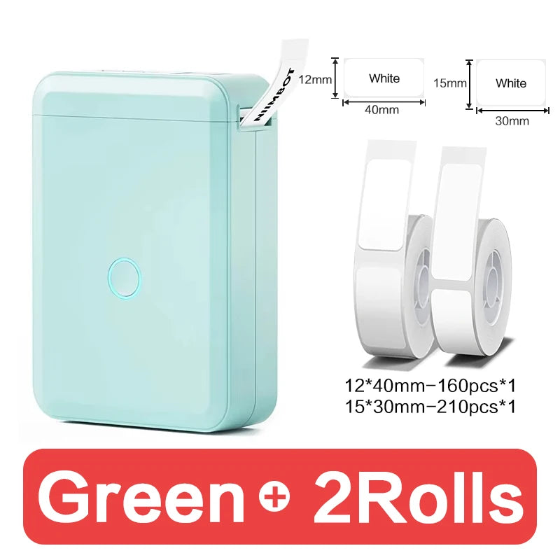 Niimbot D110 Mini Portable Thermal Printer Inkless Self-Adhesive Label Maker Sticker Printer Labeler Labeling Machine