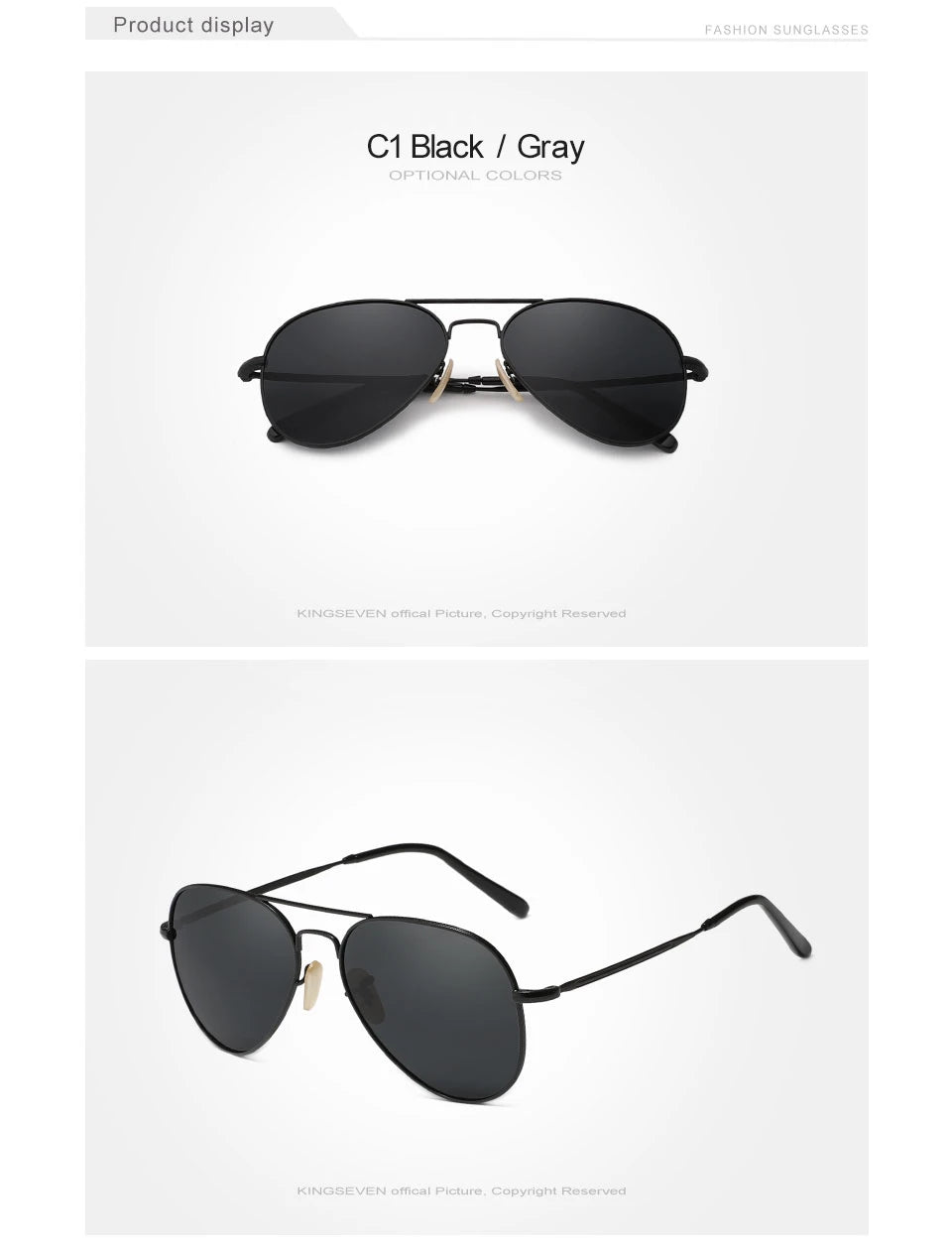 Lunettes de soleil pilotes polarisées UV400 — style aviateur, protection solaire, hommes