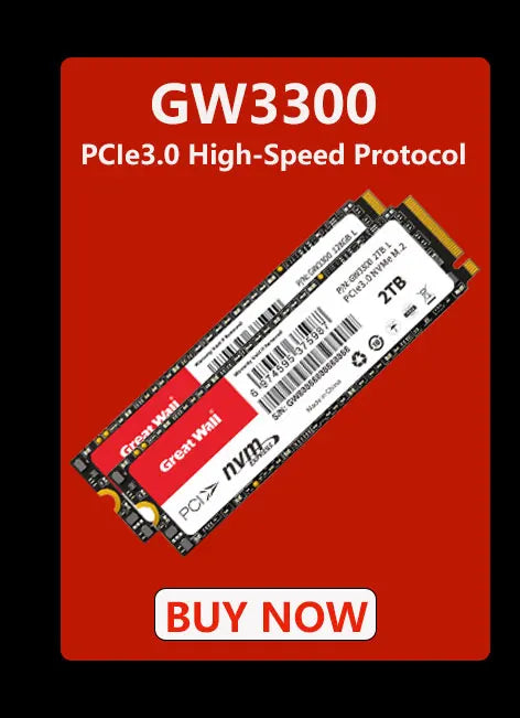 Disque SSD Great Wall M.2 2280 128 Go 256 Go 512 Go 1 To NGFF 2 To, disques à semi-conducteurs 540 Mo/s M2 SATA pour PC de bureau et ordinateur portable
