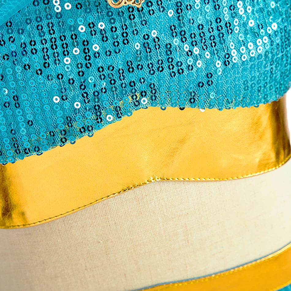 Robe de princesse arabe pour enfants — costume Halloween, carnaval, Cosplay, tenue paillettes
