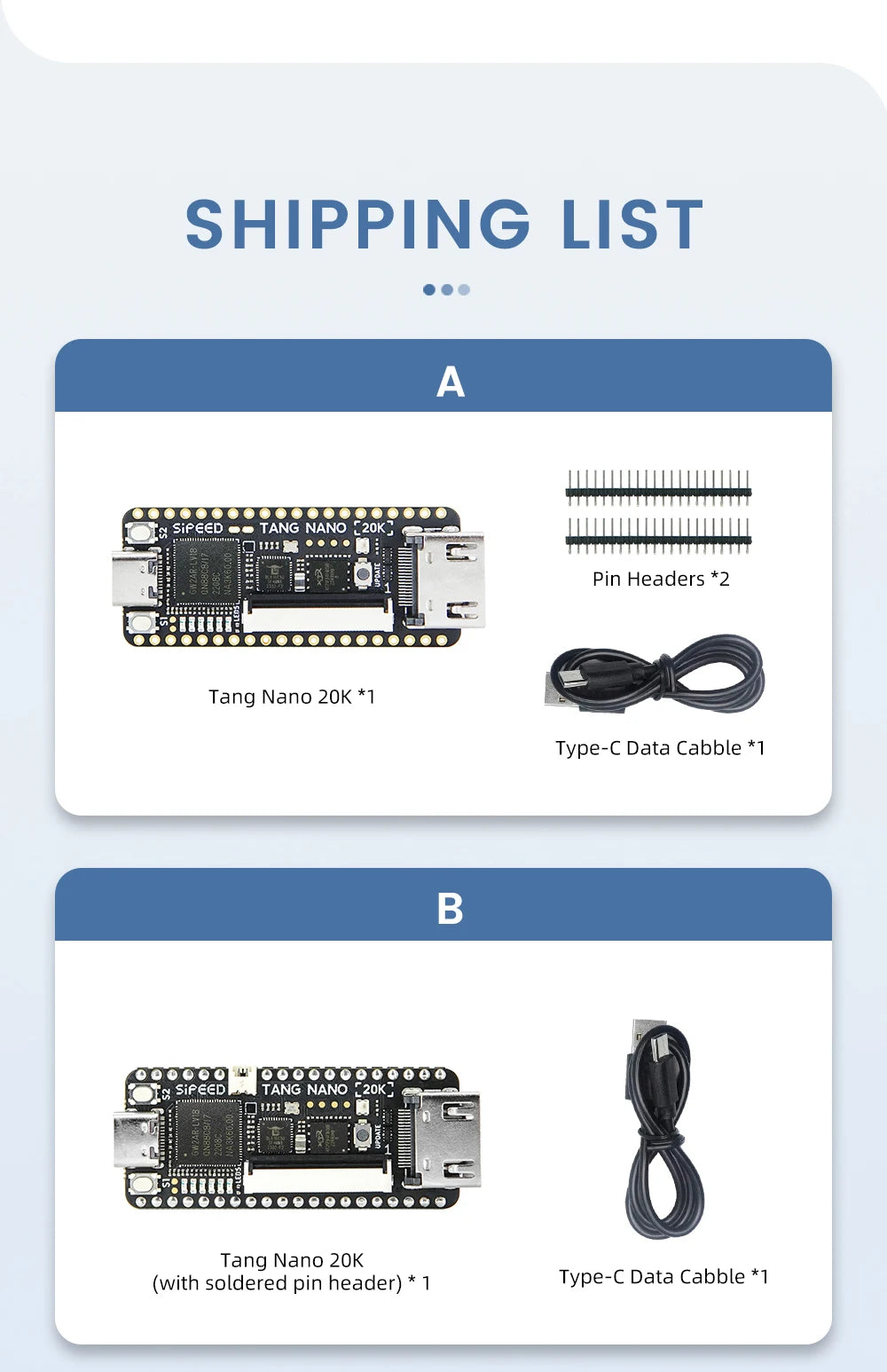 Carte de développement FPGA Sipeed Tang Nano 20K, lecteur de jeu rétro RISCV Linux