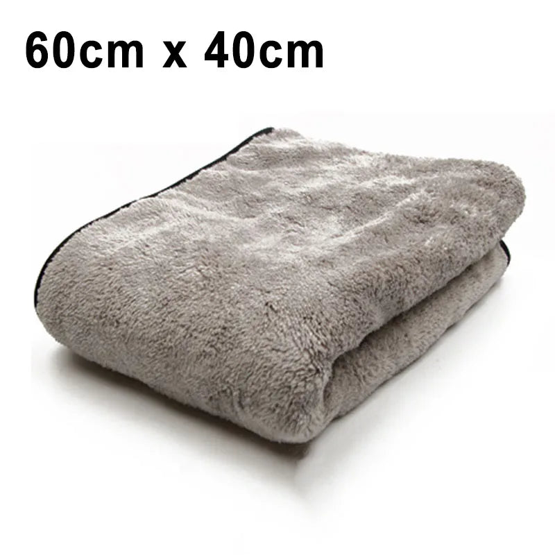 Serviette Lavage Voiture Microfibre Super Absorbante — Nettoyage Séchage Multifonction