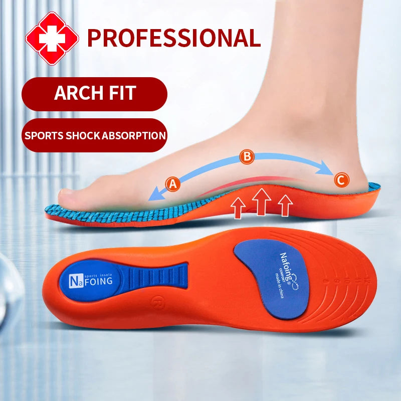 Semelles de Sport Respirantes — Absorption Chocs Course & Basket-Ball