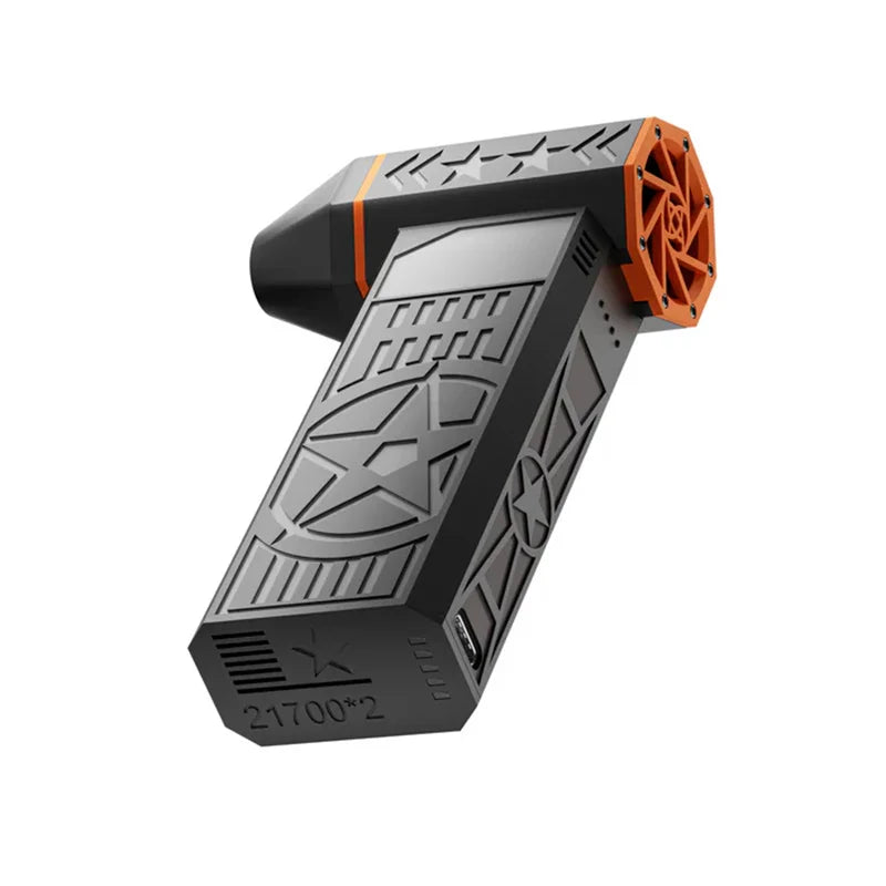 Ventilateur turbo sans brosse 240W — 8000 mAh, 57 m/s, portable, camping, charge type-C