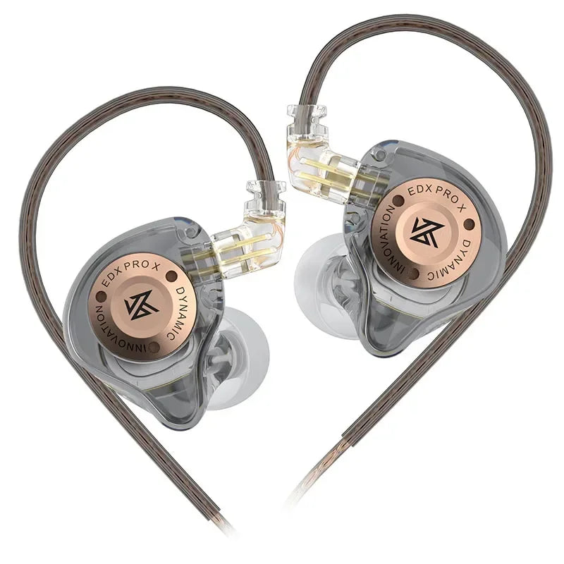 KZ EDX PRO X Auriculares HIFI de bajos dinámicos, audífonos deportivos con cancelación de ruido, cable de 2 pines KZ ZSTX ZSN PRO X EDC EDA ZVX