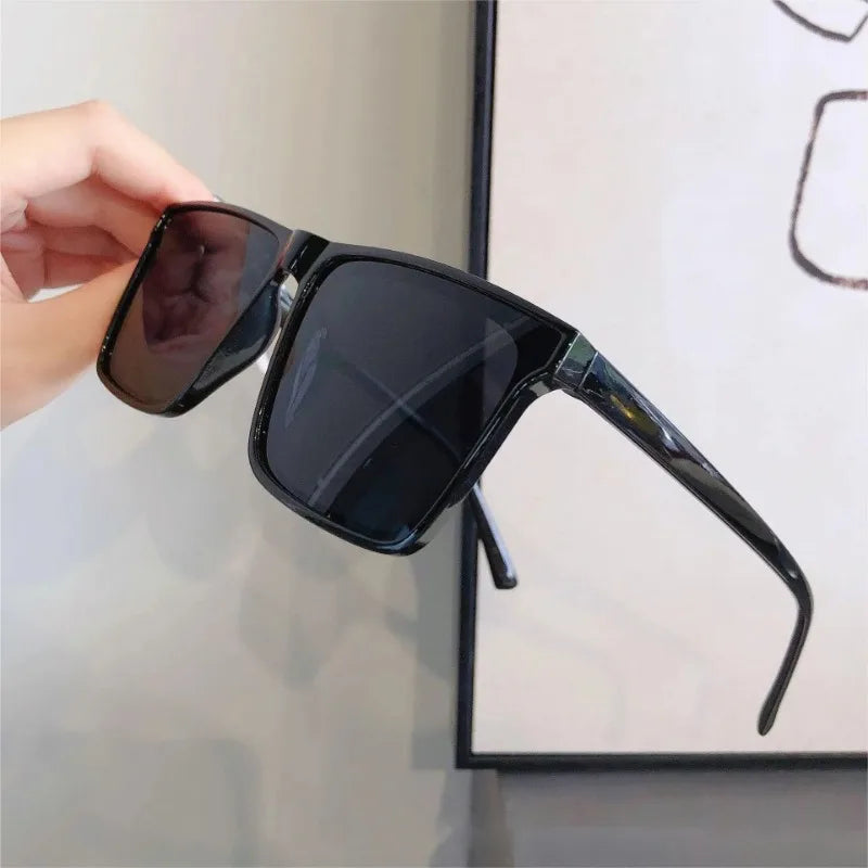 Lunettes de soleil pour hommes conduite anti-UV — forme concave, dames, longue monture, UV400