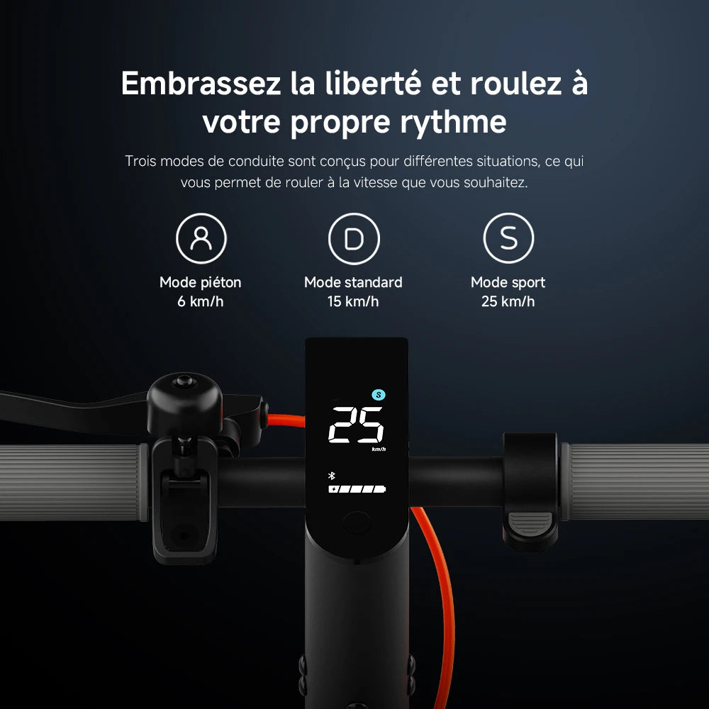 Trottinette Électrique — Pneus 10", 25 km/h, Moteur 300W, Conduite Confortable