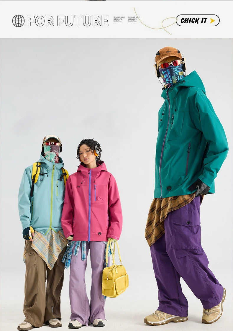 Veste Randonnée Imperméable Coupe-vent — Pêche, Camping & Escalade Unisexe