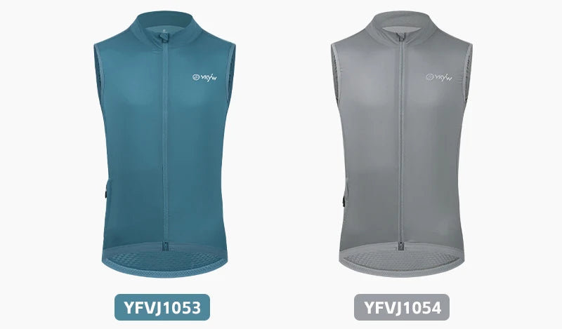 Gilet de cyclisme homme UPF50+ — imperméable, coupe-vent, route, léger, sans manches