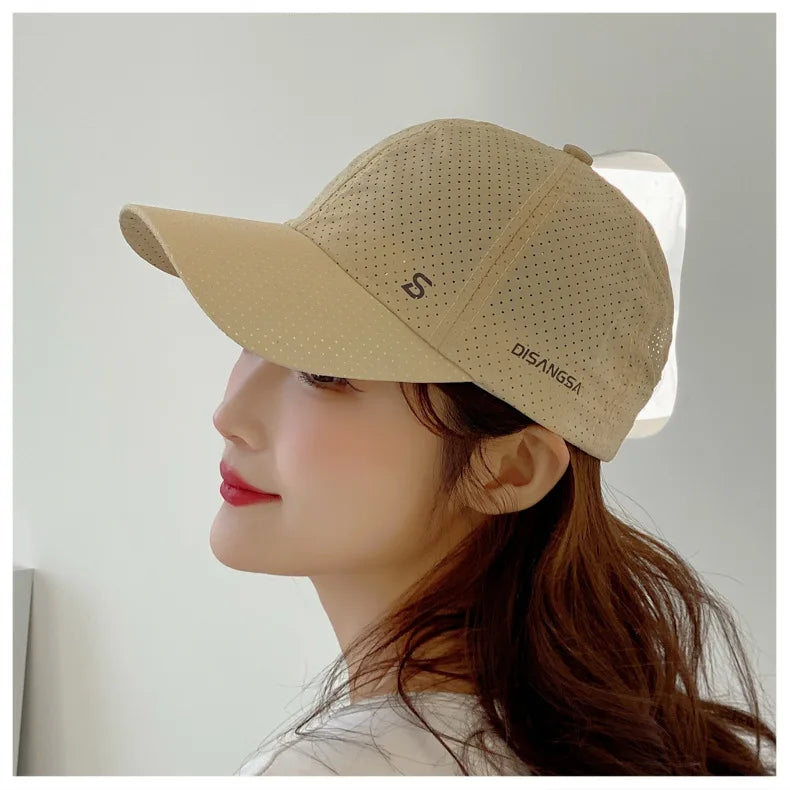 Casquette de course pour hommes, Design Original, fine, séchage rapide, respirant, langue de canard, plein air, soleil, pêche d'été, casquette de Baseball