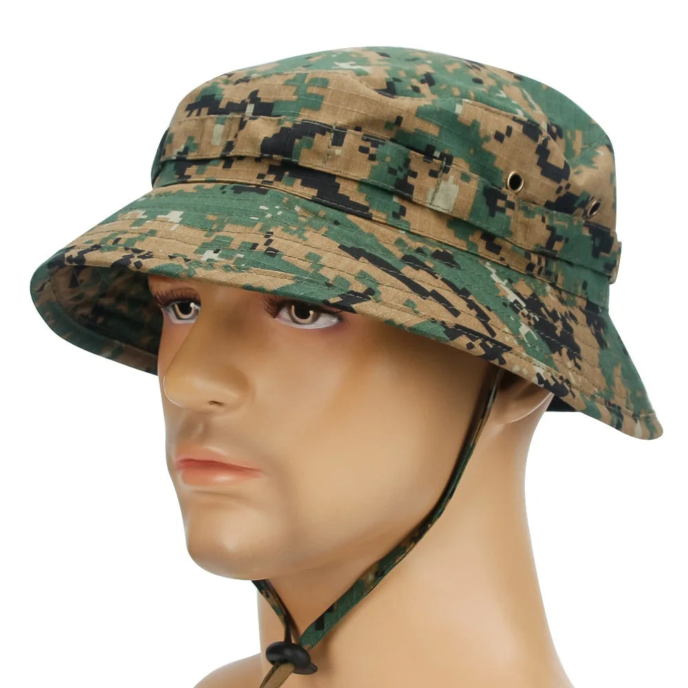 Chapeau Boonie Camouflage Pliable — Pêche, Chasse, Randonnée & Plage