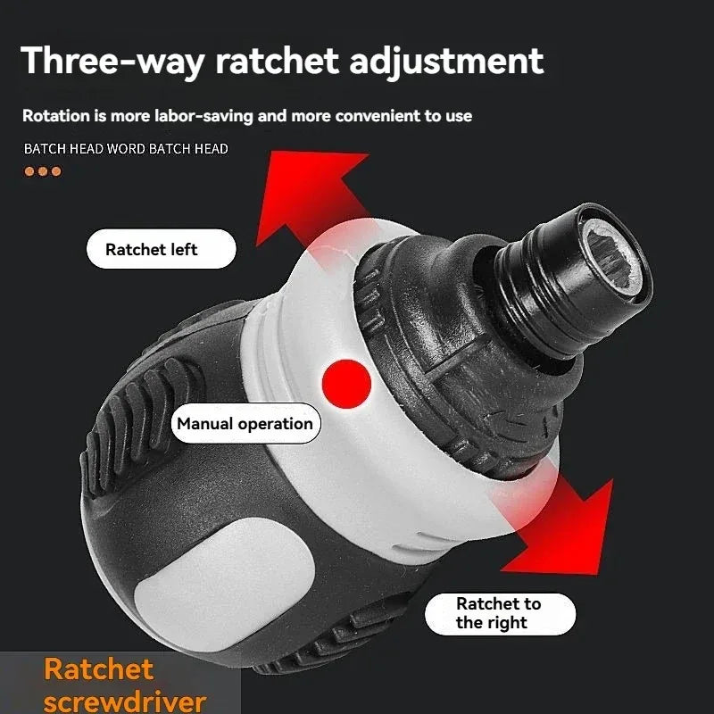 Nouveau jeu de tournevis à cliquet, tournevis à tête de radis de forme courte à double usage, tournevis à haute dureté, tournevis à économie de main-d'œuvre, outils de bricolage