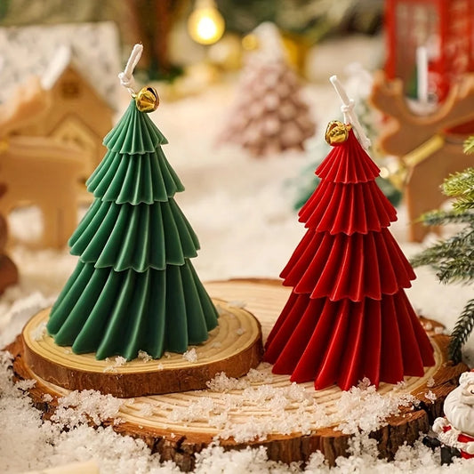 Moule en Silicone Sapin de Noël — DIY Bougie, Plâtre, Ciment & Résine