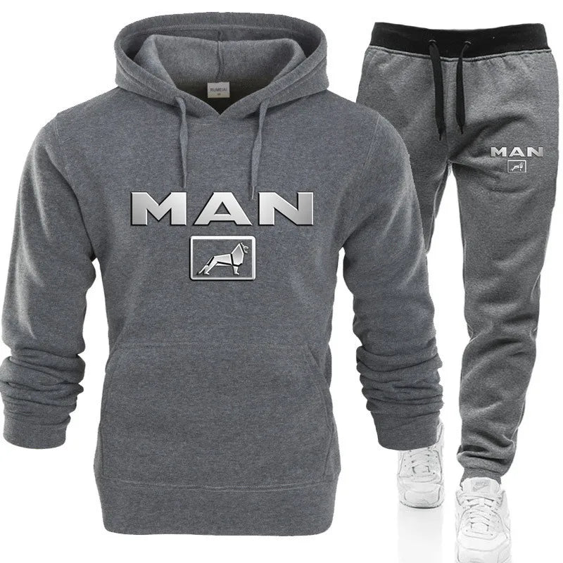Men's hoodie and jogging pants, tracksuit, antibody, contractors, sportswear, Faremps, calf tint, 2024, 2-piece