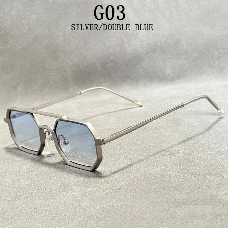 Gafas de sol cuadradas nuevas para hombre, estilo Steampunk Vintage, gafas de sol de lujo a la moda para mujer, gafas de sol para hombre, gafas de sol para mujer