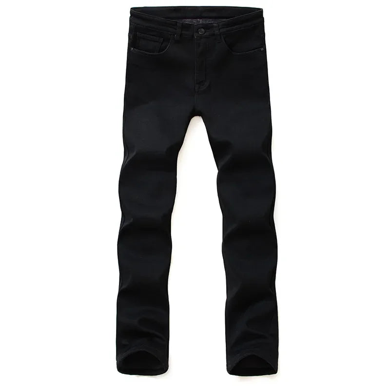 Spring Autumn Men Classic Fashion Brand Jeans Man Male Soft Stretch Black Biker Masculino Denim Pants Men Overalls