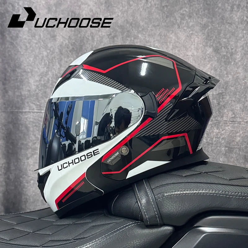 Casque de moto DOT de haute qualité quatre saisons course de Motocross modulaire rabattable hommes femmes casque tout-terrain casque gratuit