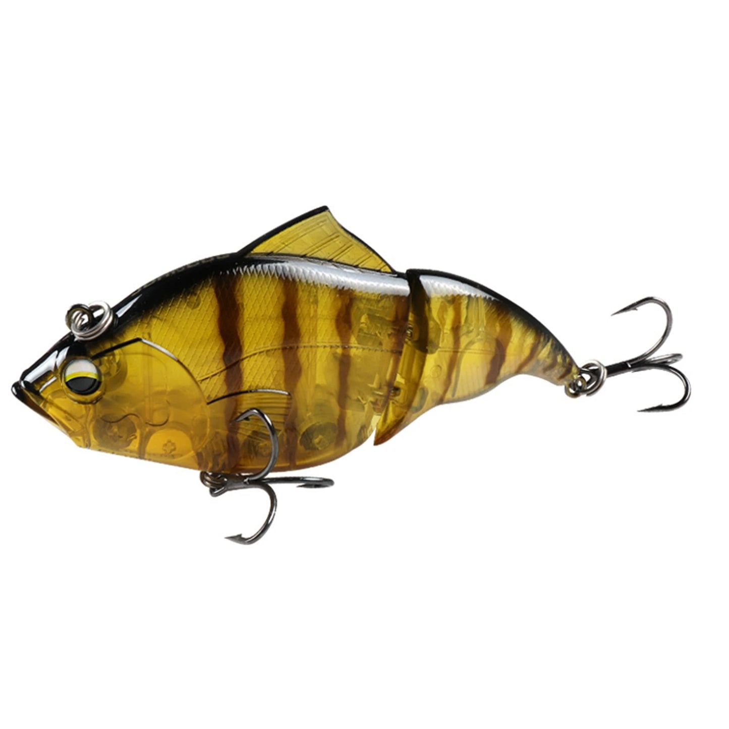 JOHNCOO 115mm coulant VIB leurre de pêche sans lèvres manivelle artificielle flottant dur appât brochet bar matériel de pêche
