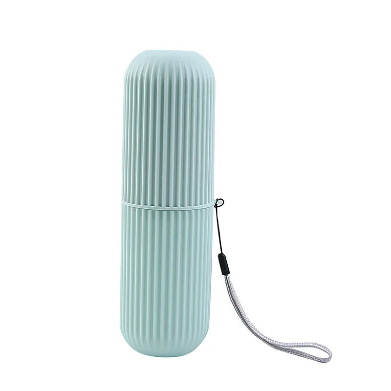 Estuche protector portátil para cepillo de dientes y pasta dental, soporte de viaje, caja de almacenamiento para acampar, protege el cepillo de dientes y la pasta dental de la suciedad y los daños