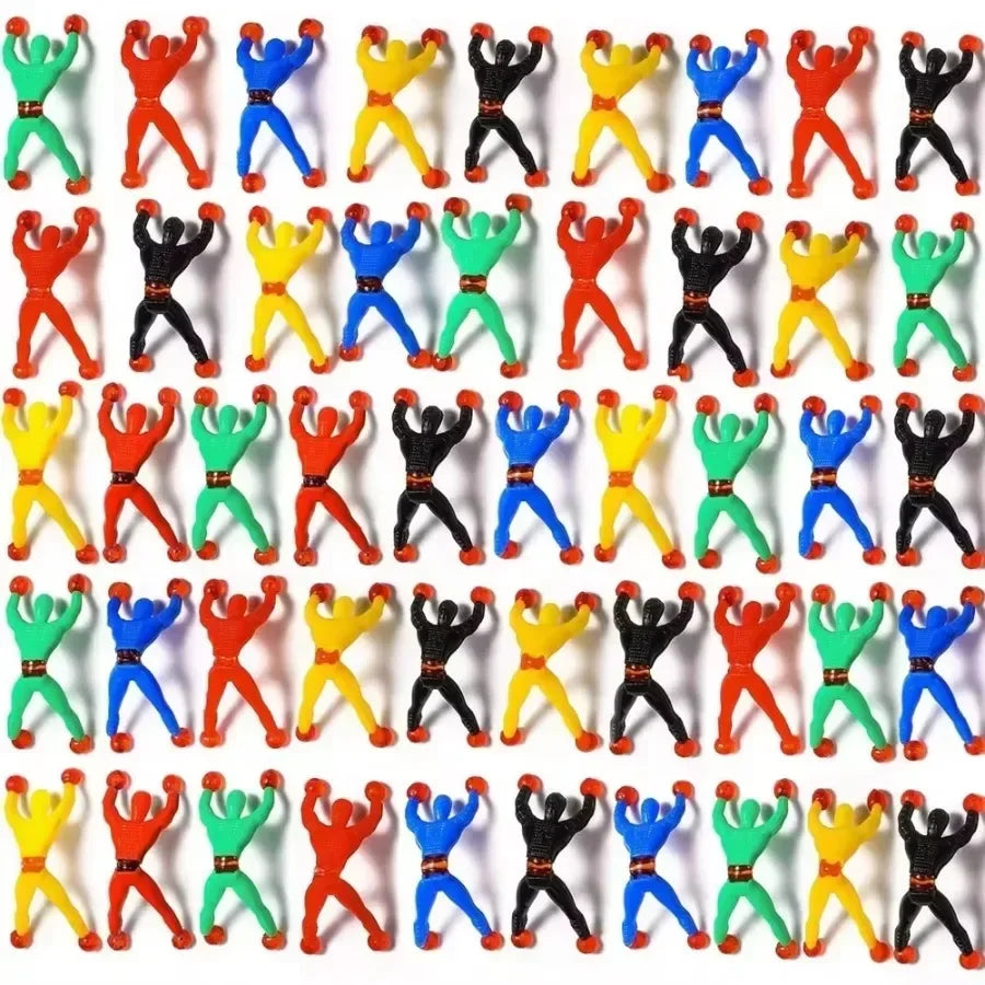 10/100 pièces nouveauté collant mur grimpeur hommes enfants garçon fête d'anniversaire faveurs fournitures Pinata remplissage traiter sac cadeaux