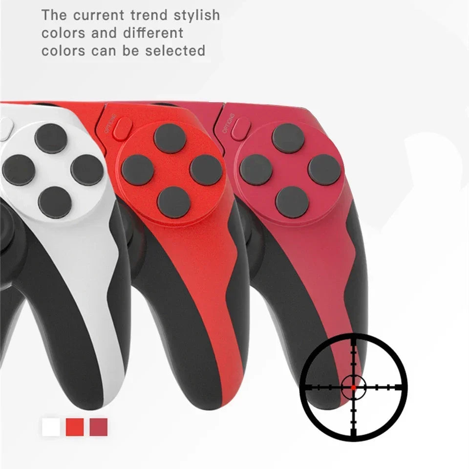 Manette de jeu sans fil — gyroscope six axes, compatible consoles et PC, double vibration