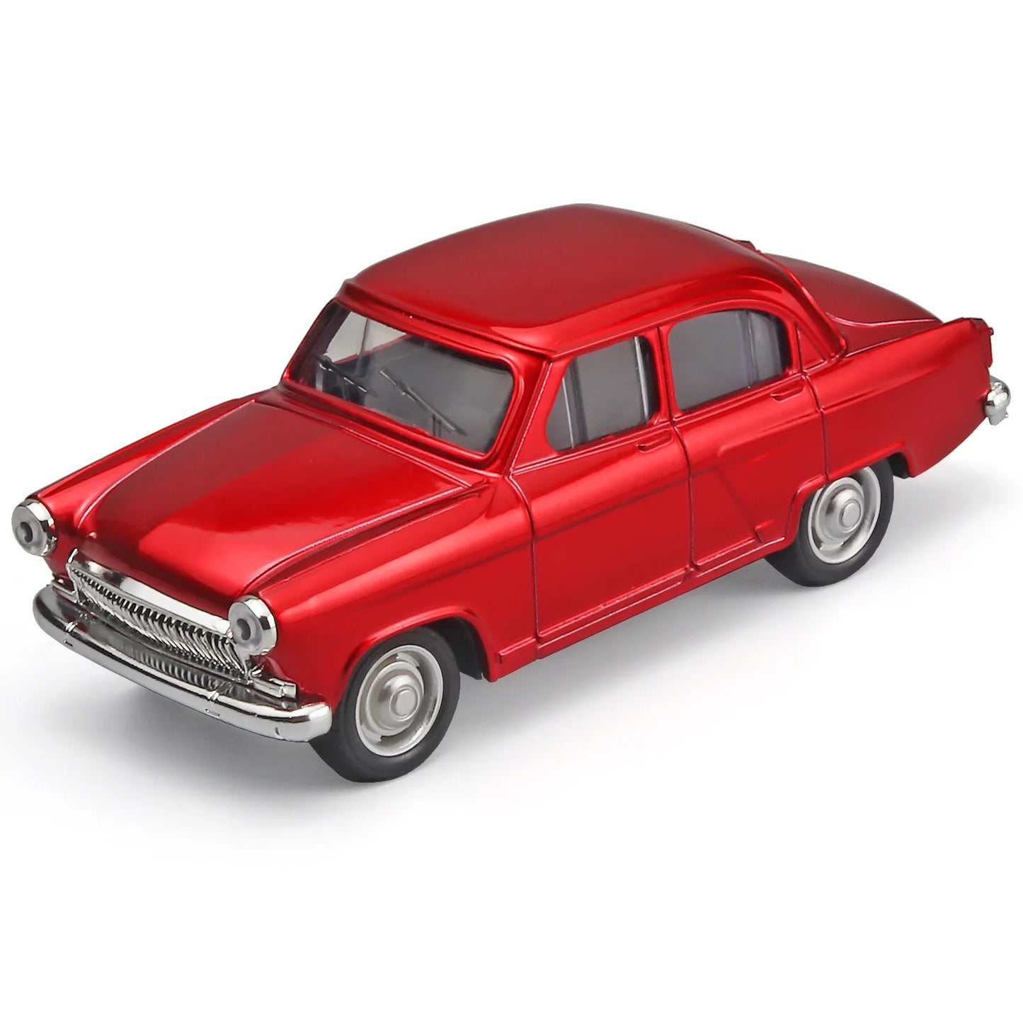 1:43 Scale Volga GAZ-21 Alloy Metal Diecast Car Model, Desktop Decoration, Gifts, Collection, Hobby Gifts, Classic Vehicle, Boys