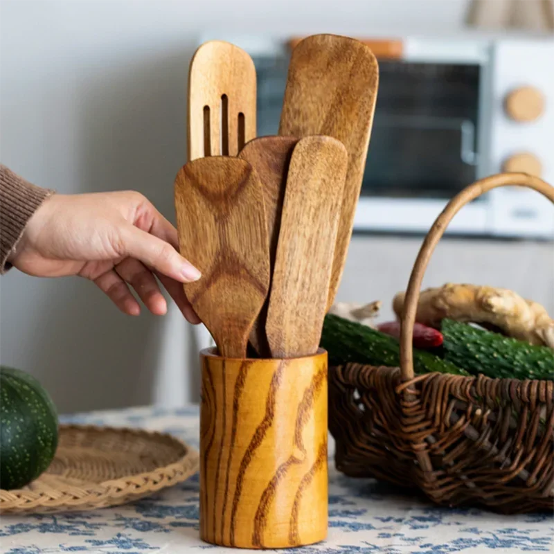 Cuillère à riz en bois spatule Steak Sauce à frire outils De Cuisine antiadhésifs spatule Accessoires De Cuisine Accessoires De Cuisine