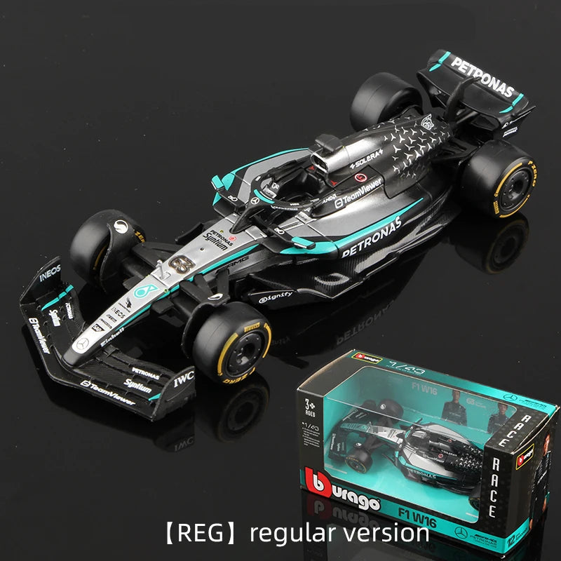 Modèle réduit F1 1:43 métal moulé sous pression 2025 — voiture de course, collection, jouet