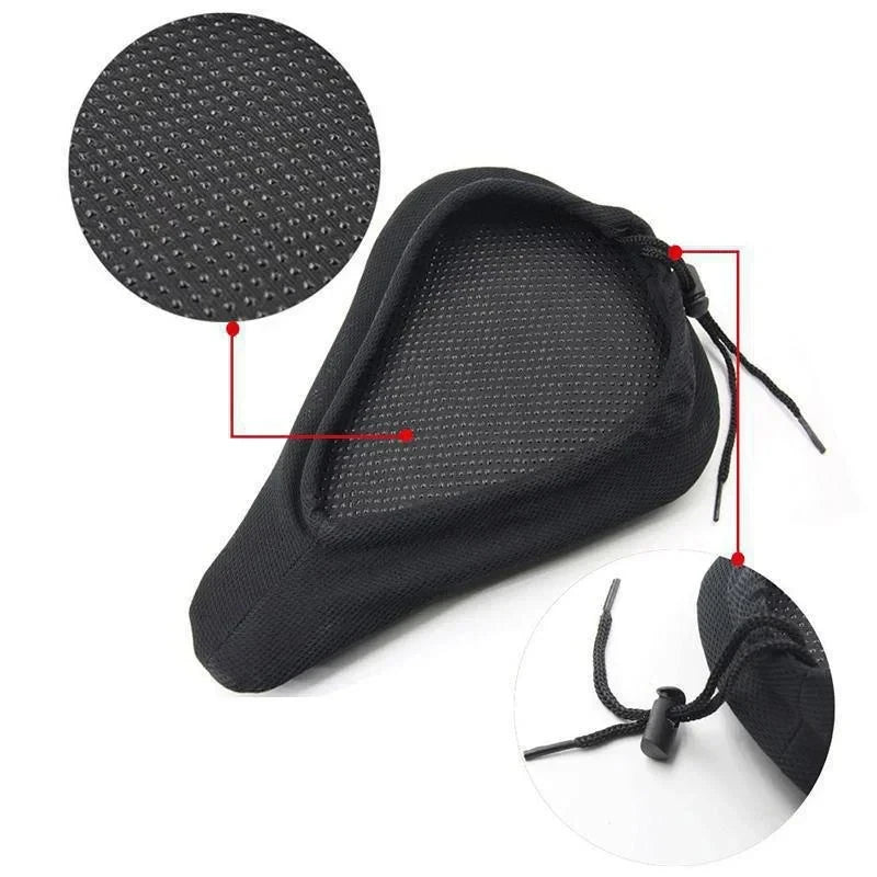1 Piece Bike Saddle Cover, 3D Padding, Wide Gel Cushion, for Mountain Bikes, Road Bikes, Comfortable and Soft Seat, Upgrade