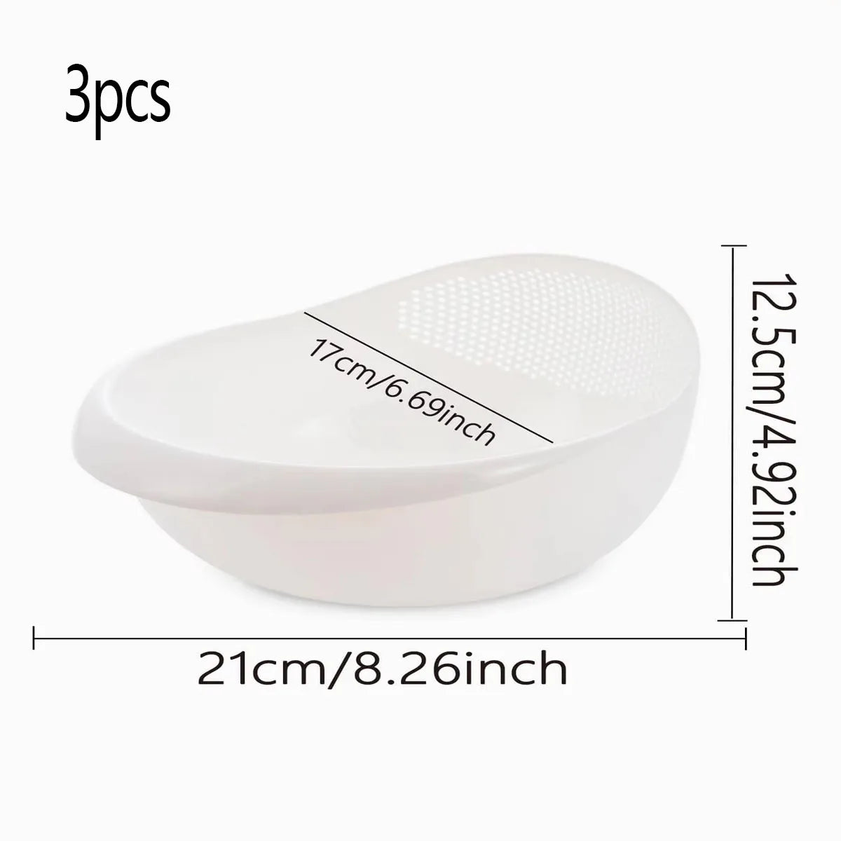 Bol à Riz & Panier de Vidange — Organisateur Lavage Cuisine Lot 1/3 Pièces