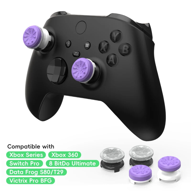 Freek Galaxy - Thumb Grips for PS4, PS5, FPS, High-Rise Analog Stick Covers for Xbox Series S/X Controller