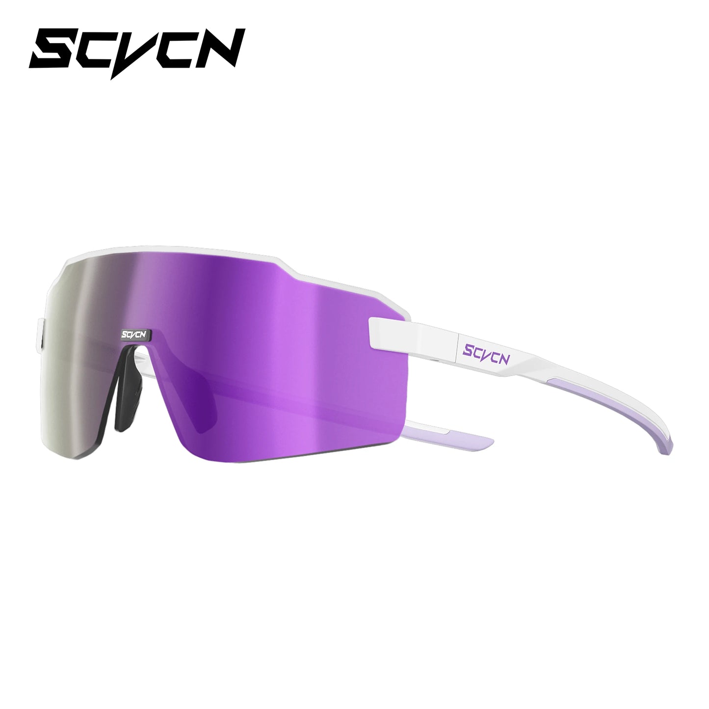 Lunettes de cyclisme photochromiques SCVCN pour hommes et femmes, lunettes de vélo de route et de VTT, lunettes de randonnée décontractées, coupe-vent