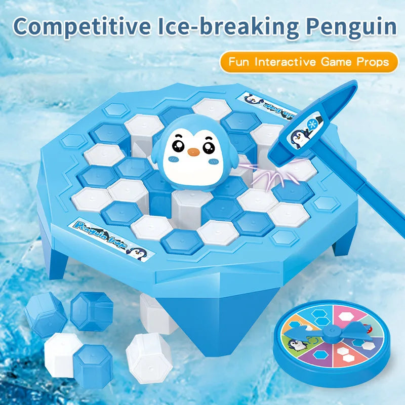 Mini jeu de piège à grenouille pingouin brise-glace, jeu de société interactif Parent-enfant, cadeaux d'anniversaire pour enfants