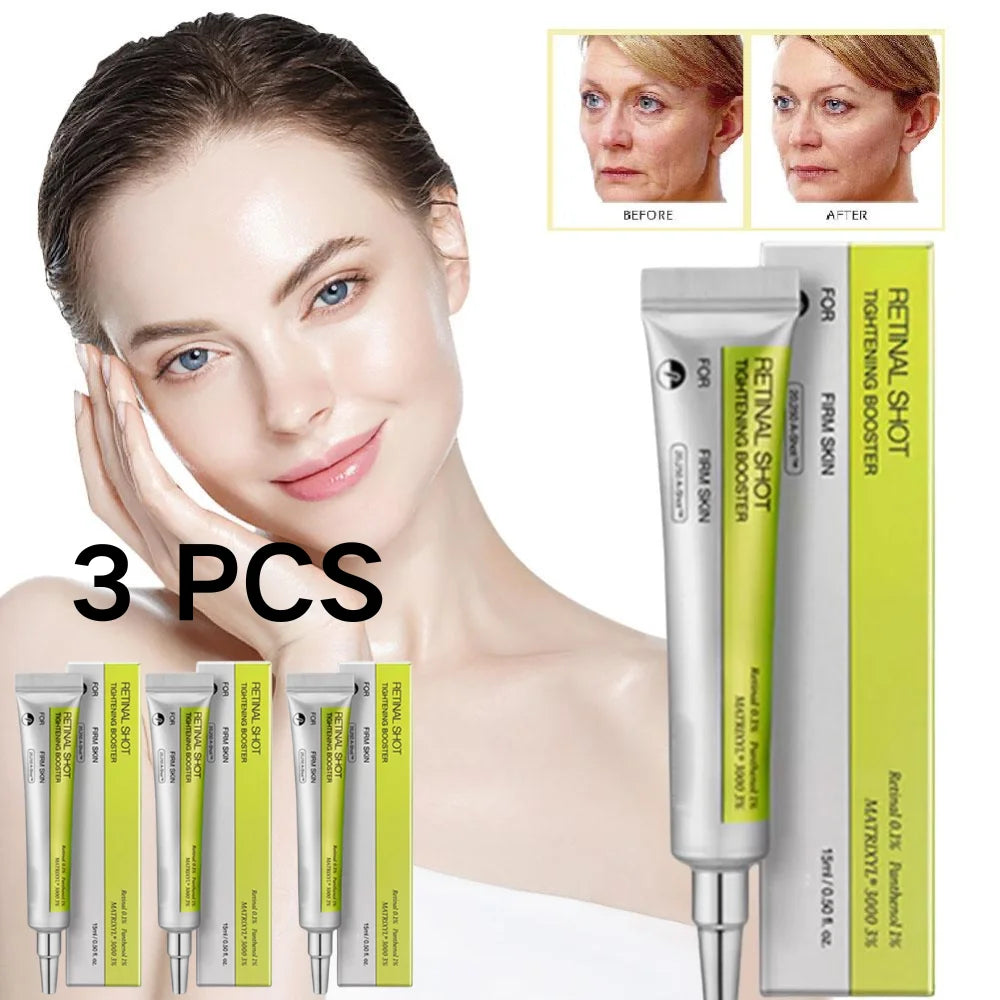 Crema exfoliante para ojos, esencia hidratante con retinol coreano, rejuvenecedora, reduce los poros, aclara, cuidado de la piel