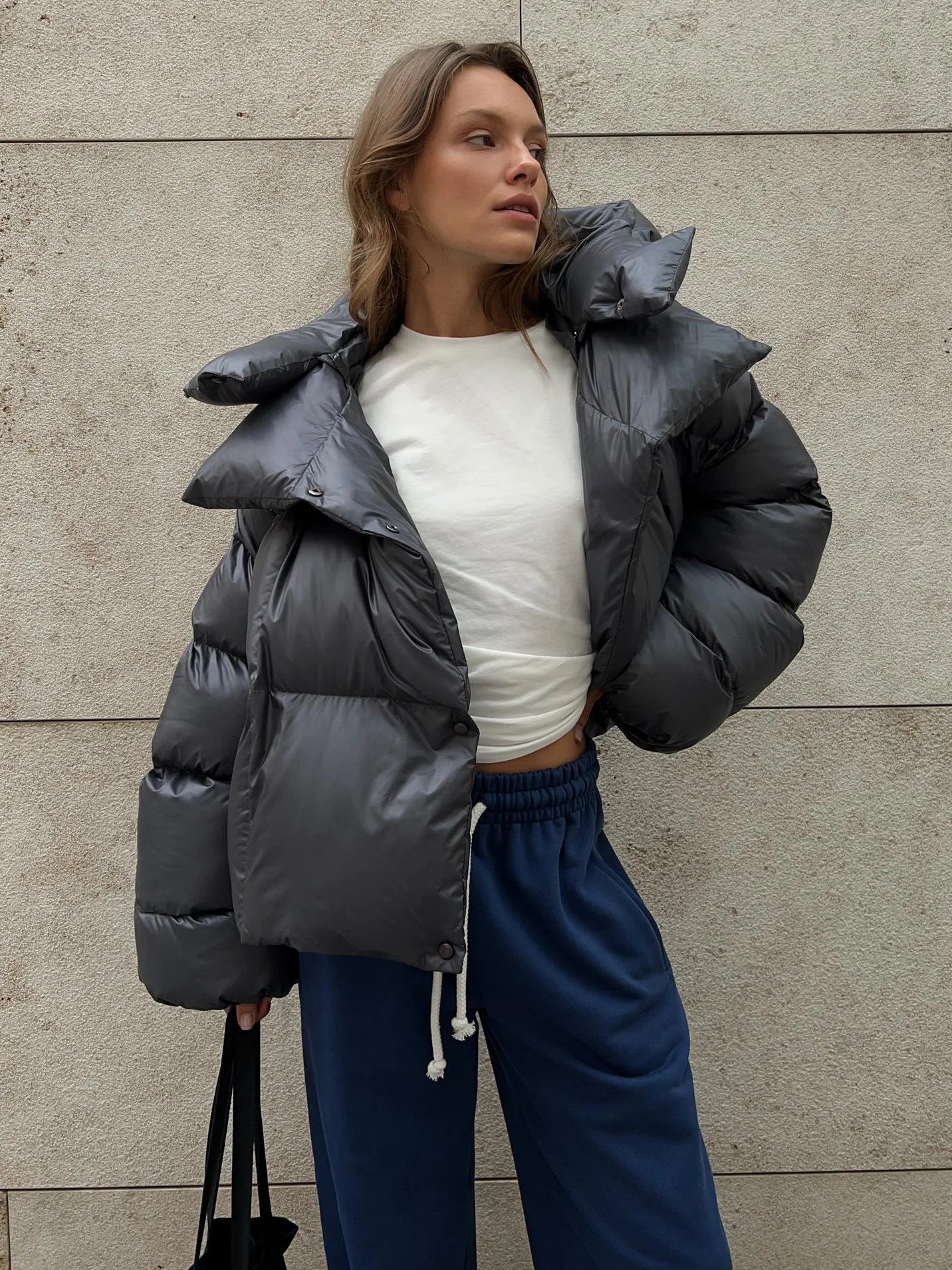 Women Autumn Winter Warm Thick Coat Long Sleeve Parkas Women Street Fashion Hoodies Women Cotton Padded Jacket 2025