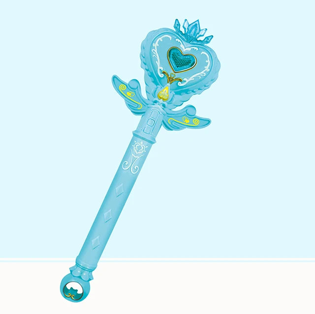 Baguette de neige princesse pour filles, jouet féerique, baguettes lumineuses, noël, Halloween, jouets pour enfants, flocon de neige, bâtons lumineux, Cosplay pour enfants