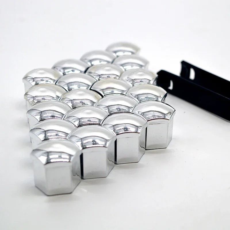 20pcs Car Wheel Nut Caps, Anti-rust Car Hub Screw Protective Covers, Car Tire Screw Caps, Nut Bolt Covers, Automotive Exterior 17/19/21mm