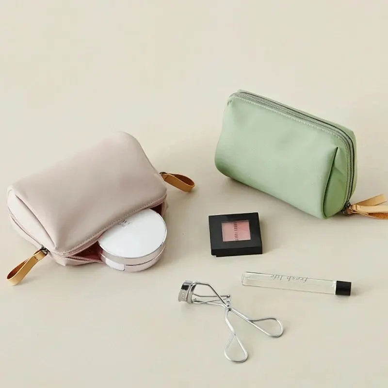 New Women's Toiletry Bag 2026, Solid Color, Korean Style, Makeup Bag, Pouch, Wash Bag, Waterproof Makeup Organizer, Luxury Bag