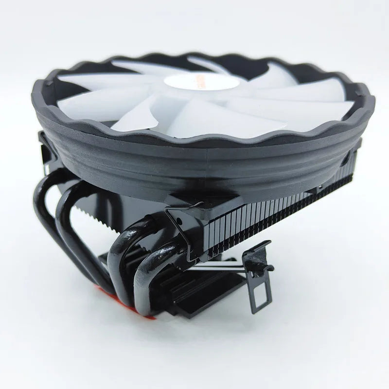 Refroidisseur de processeur 4 caloducs, 3 broches/4 broches, 120MM, accessoires PC, ventilateur pour Intel LGA 1366 1150 1151 1155 1200 1700 2011 X79 X99 AM3 AM4 AM5