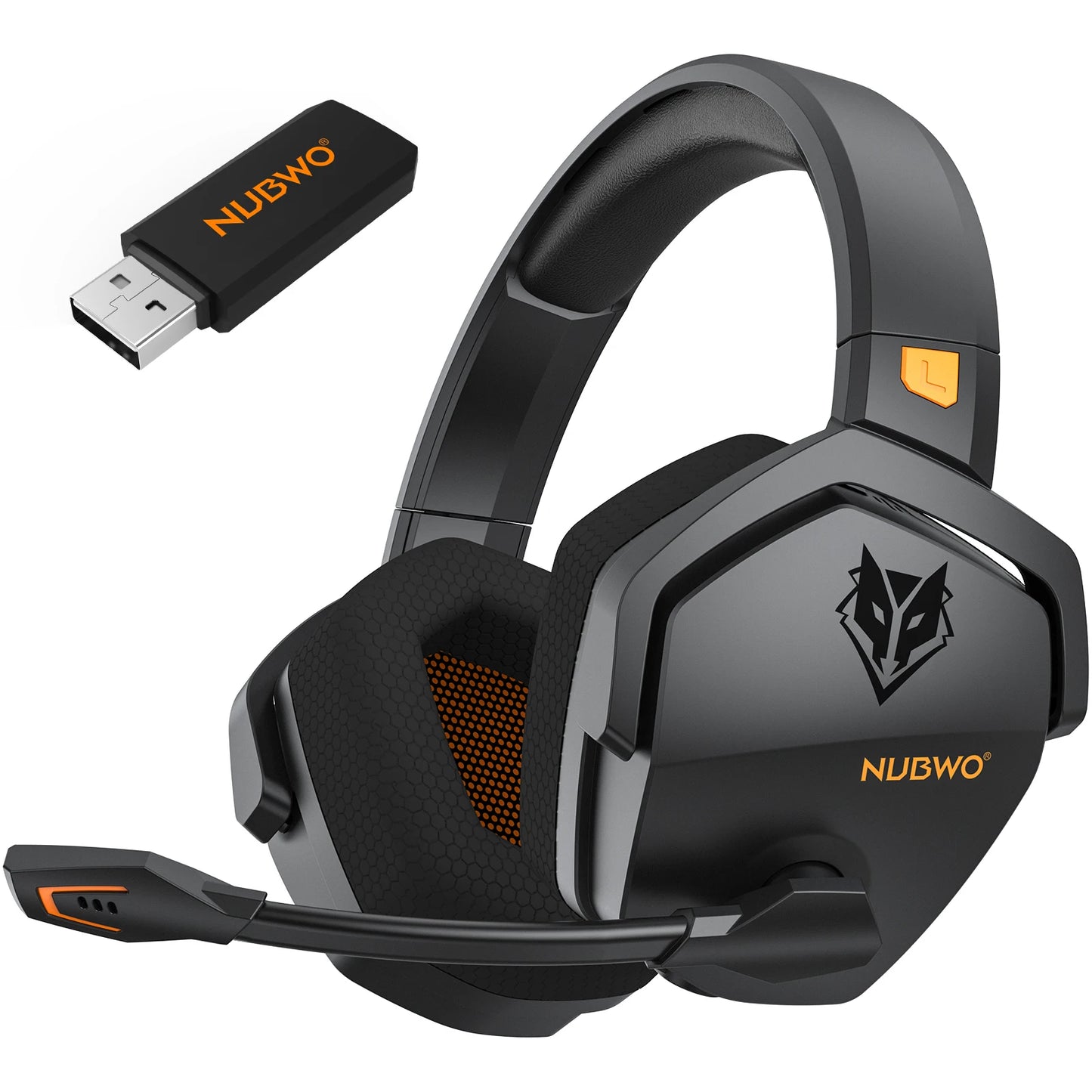 Auriculares inalámbricos dobles NUBWO G06 con micrófono para PS5, PS4, PC, móvil, Switch, auriculares inalámbricos Bluetooth de 2.4GHz