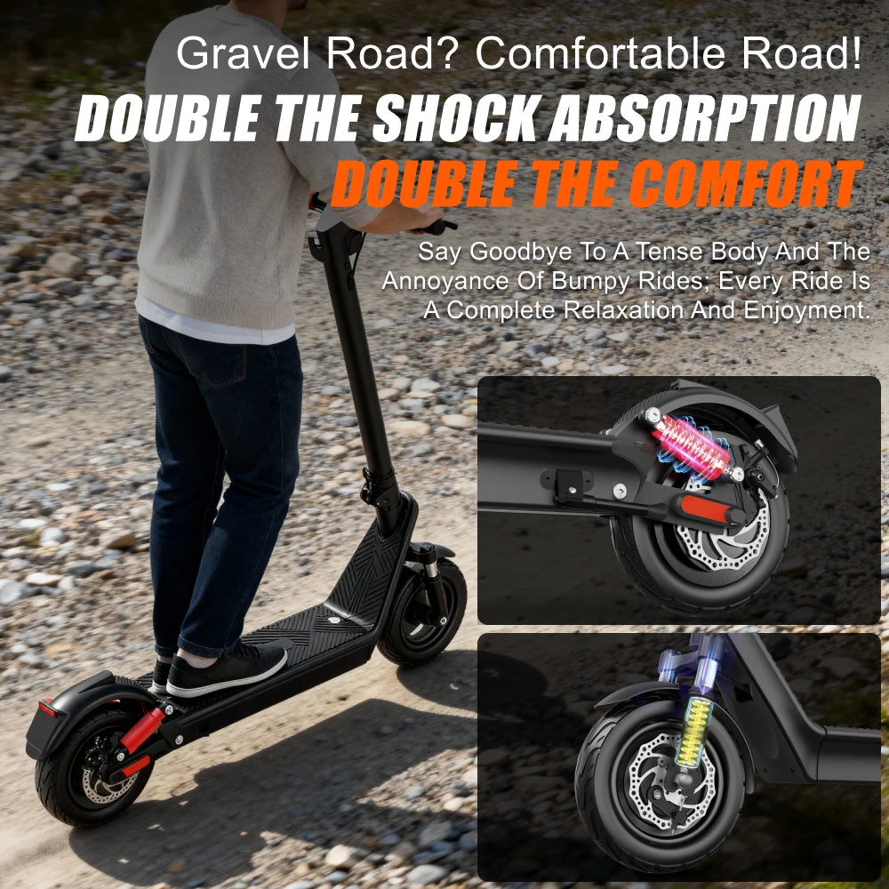 Trottinette Électrique Pliable 1000W 48V 20AH — 40 km/h 10 Pouces Adultes
