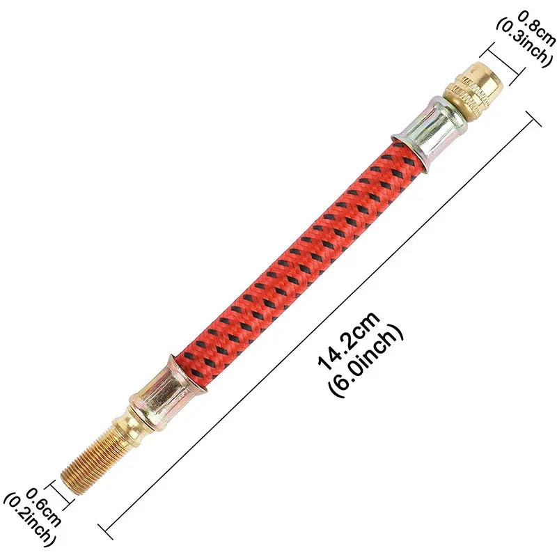 Adaptador de extensión de válvula de neumático para Xiaomi Mijia M365, inflador de neumáticos, bomba de aire para patinete eléctrico, boquilla extendida, accesorios de patinete