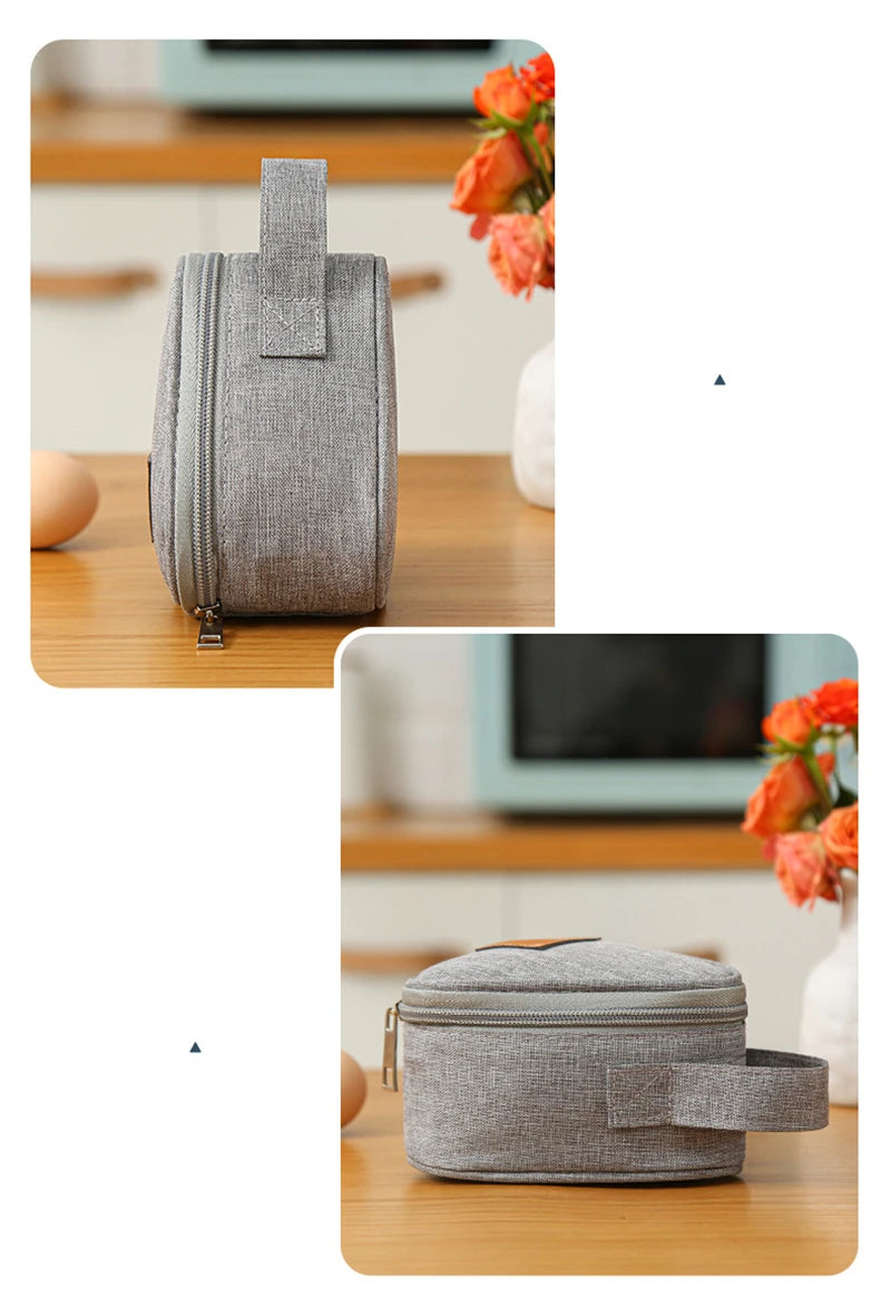 Mini bolsa aislante triangular de aluminio, enfriador térmico, bolsa de almuerzo para estudiantes, bolsa para bolas de arroz, fiambrera, bolsas de transporte para almuerzo Bento