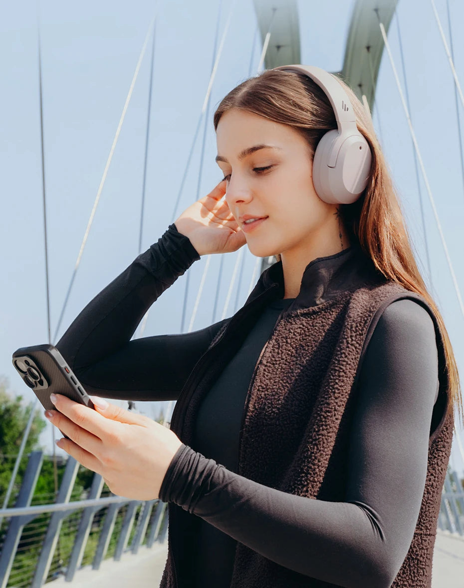 Edifier W820NB Plus 2025 – Casque Bluetooth ANC -49dB, audio haute résolution, supra-auriculaire