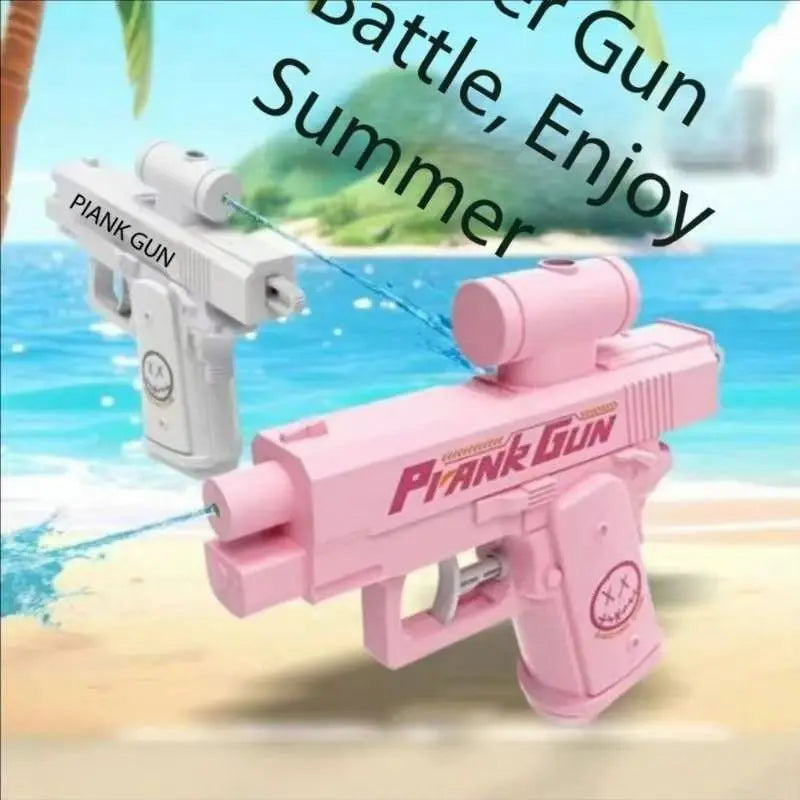 Pistolet à eau inverse Double face drôle-jouet de farces d'été, Mini pulvérisateur d'eau tactique pour enfants et adultes, combat aquatique de piscine et de plage