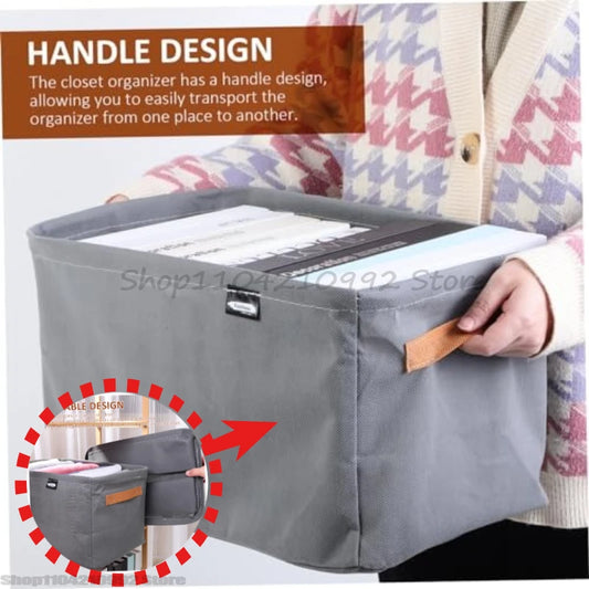 Caja de almacenamiento de ropa, cesta de almacenamiento de tela, caja de almacenamiento, caja de almacenamiento para armario de dormitorio, para el hogar, el dormitorio y los espacios