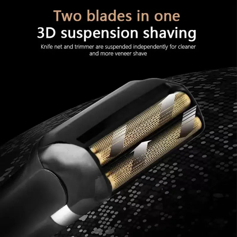 Tondeuse à cheveux sans fil rechargeable — tondeuse barbe électrique puissante, hommes