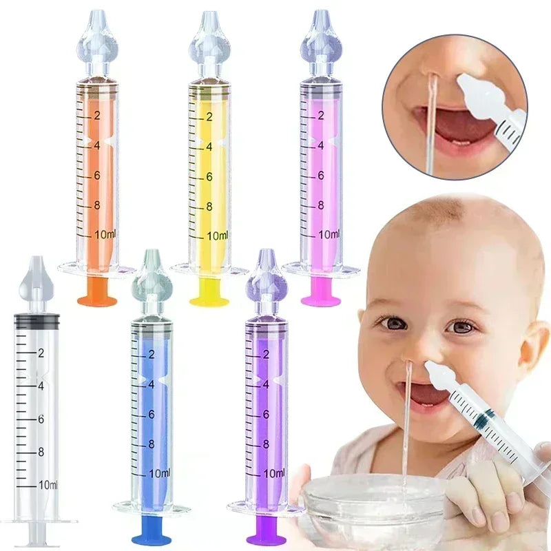 Rhinite irrigateur Nasal lavage pour enfants Silicone bébé aspirateur Nasal seringue bébé nez nettoyant enfants laveuse nasale réutilisable