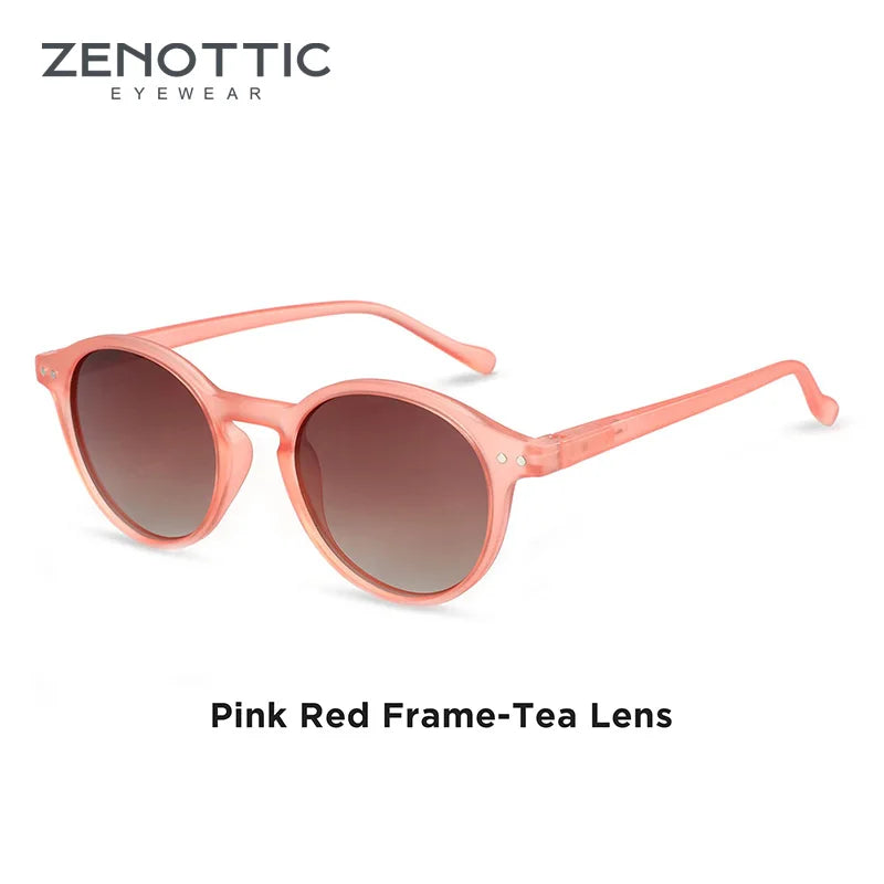Lunettes de soleil polarisées circulaires rétro 2026 — petites rondes, UV400, vintage, hommes femmes